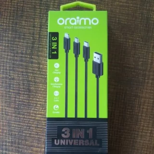 Oraimo 3-in-1 Data cable